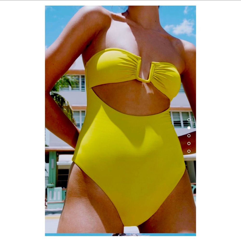 Zara cut out swimsuit